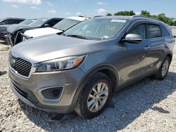 Salvage cars for sale at Temple, TX auction: 2017 KIA Sorento LX