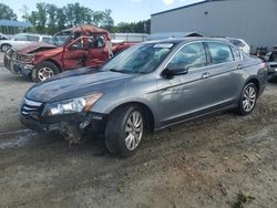 Salvage cars for sale at Spartanburg, SC auction: 2012 Honda Accord EX