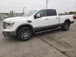 Nissan Titan xd sl Vehiculos salvage en venta: 2017 Nissan Titan XD SL