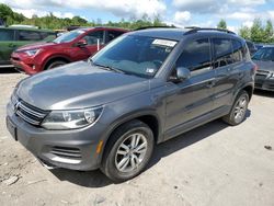 Salvage cars for sale at Duryea, PA auction: 2016 Volkswagen Tiguan S