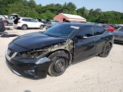 Salvage cars for sale at Mendon, MA auction: 2019 Nissan Maxima S