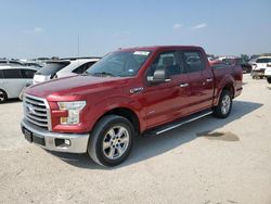 Salvage cars for sale from Copart San Antonio, TX: 2016 Ford F150 Supercrew