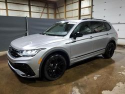 Volkswagen salvage cars for sale: 2023 Volkswagen Tiguan SE R-LINE Black