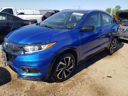 Salvage cars for sale at Elgin, IL auction: 2019 Honda HR-V Sport