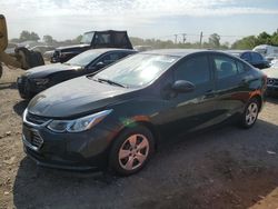 Chevrolet Cruze ls salvage cars for sale: 2018 Chevrolet Cruze LS