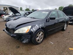 Salvage cars for sale at Elgin, IL auction: 2007 Honda Accord EX