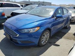 Salvage cars for sale at Martinez, CA auction: 2017 Ford Fusion SE