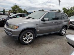 Salvage cars for sale at San Martin, CA auction: 2004 BMW X5 3.0I
