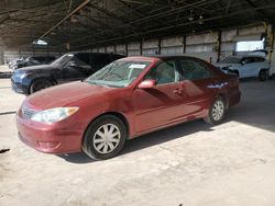 Toyota Camry le Vehiculos salvage en venta: 2005 Toyota Camry LE