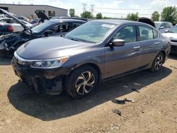 Honda Accord lx salvage cars for sale: 2017 Honda Accord LX