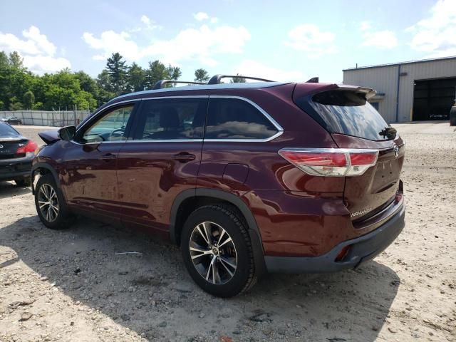 2016 Toyota Highlander XLE