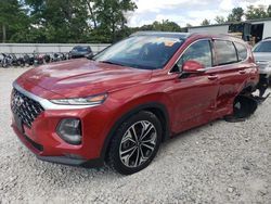 Salvage cars for sale at Rogersville, MO auction: 2019 Hyundai Santa FE Limited