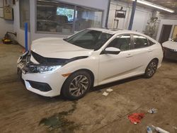 Salvage cars for sale at Wheeling, IL auction: 2016 Honda Civic EX