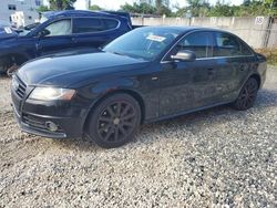 Salvage cars for sale at Opa Locka, FL auction: 2012 Audi A4 Premium Plus