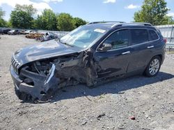 Jeep salvage cars for sale: 2017 Jeep Cherokee Limited