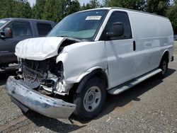 Salvage trucks for sale at Arlington, WA auction: 2015 GMC Savana G2500