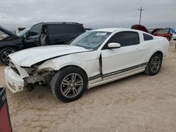 Salvage cars for sale from Copart Andrews, TX: 2013 Ford Mustang