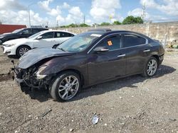 Nissan salvage cars for sale: 2014 Nissan Maxima S