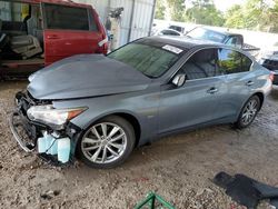 Salvage cars for sale from Copart Midway, FL: 2017 Infiniti Q50 Premium