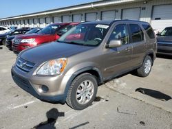 Salvage cars for sale at Louisville, KY auction: 2005 Honda CR-V SE