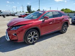 Salvage cars for sale from Copart Miami, FL: 2017 Lexus RX 350 Base