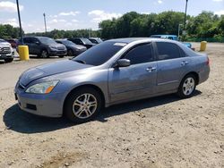 Salvage cars for sale at East Granby, CT auction: 2007 Honda Accord EX