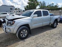 Vehiculos salvage en venta de Copart Opa Locka, FL: 2007 Toyota Tacoma Double Cab Prerunner Long BED