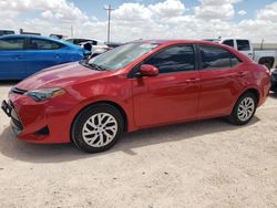 Salvage cars for sale at Andrews, TX auction: 2019 Toyota Corolla L