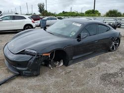 Carros salvage a la venta en subasta: 2022 Porsche Taycan