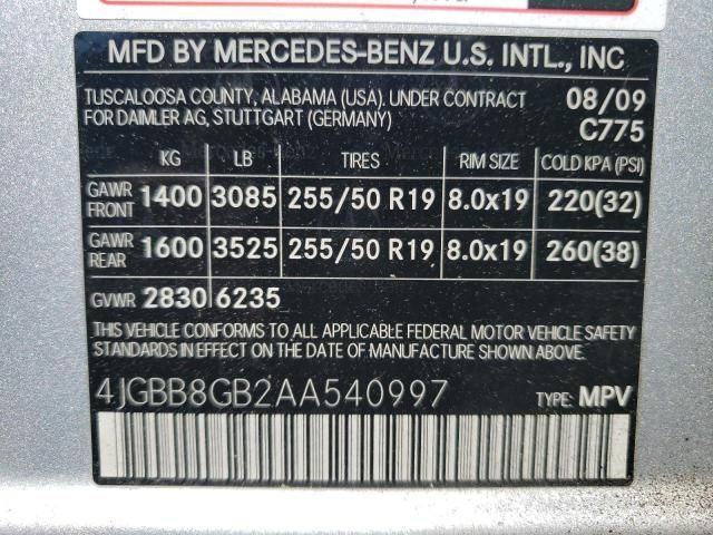 2010 Mercedes-Benz ML 350 4matic