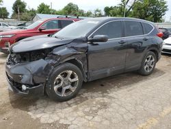 Vehiculos salvage en venta de Copart Wichita, KS: 2017 Honda CR-V EXL