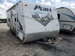 Salvage trucks for sale at Grand Prairie, TX auction: 2011 Wildwood Puma