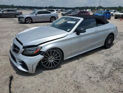 Salvage cars for sale at Houston, TX auction: 2021 Mercedes-Benz C300