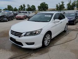 Salvage cars for sale at Bridgeton, MO auction: 2013 Honda Accord EXL