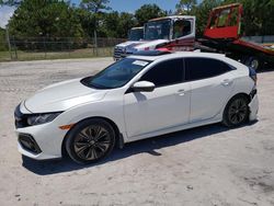 Honda salvage cars for sale: 2019 Honda Civic EX