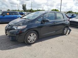 Salvage cars for sale at Miami, FL auction: 2017 Honda FIT LX