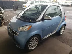 Salvage cars for sale at Kapolei, HI auction: 2013 Smart Fortwo Pure