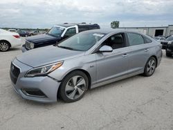 Salvage cars for sale from Copart Kansas City, KS: 2016 Hyundai Sonata Hybrid