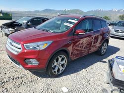 Salvage cars for sale at Magna, UT auction: 2019 Ford Escape Titanium