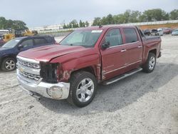 Salvage cars for sale at Spartanburg, SC auction: 2018 Chevrolet Silverado K1500 LTZ