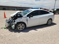 Salvage cars for sale at Andrews, TX auction: 2019 Chevrolet Cruze LT