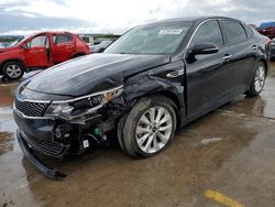 Salvage cars for sale from Copart Grand Prairie, TX: 2017 KIA Optima EX