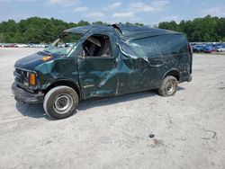 Salvage cars for sale from Copart Charles City, VA: 2002 Chevrolet Express G2500