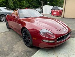 Salvage cars for sale at Mendon, MA auction: 2002 Maserati Spyder Cambiocorsa