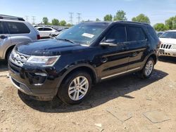 Salvage cars for sale at Elgin, IL auction: 2018 Ford Explorer XLT