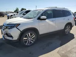 Salvage cars for sale at Nampa, ID auction: 2018 Honda Pilot Elite