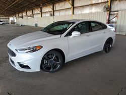 Ford Fusion Sport salvage cars for sale: 2017 Ford Fusion Sport