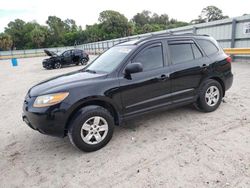 Salvage cars for sale from Copart Fort Pierce, FL: 2009 Hyundai Santa FE GLS