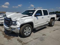 Salvage cars for sale from Copart Grand Prairie, TX: 2018 GMC Sierra K1500 SLT