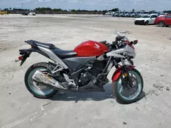 Salvage motorcycles for sale at Homestead, FL auction: 2012 Honda CBR250 R